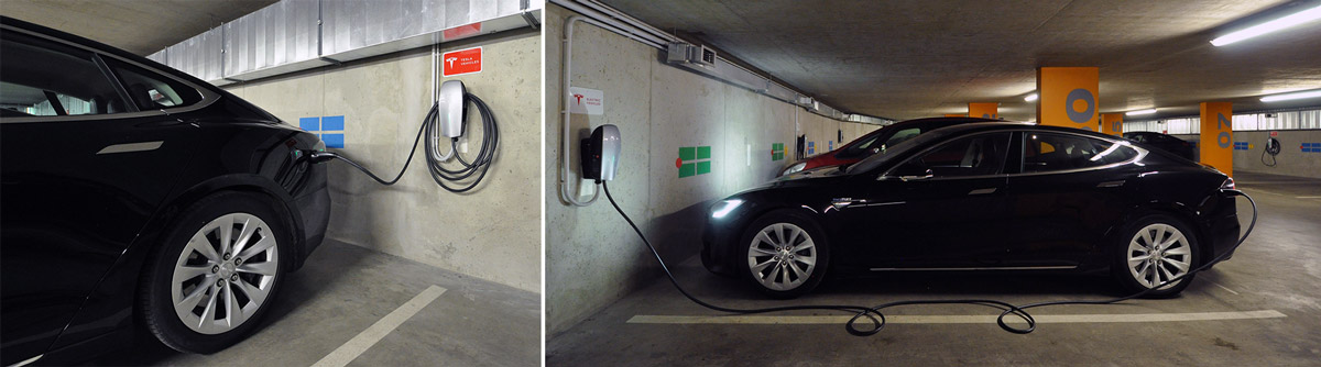 Tesla charging